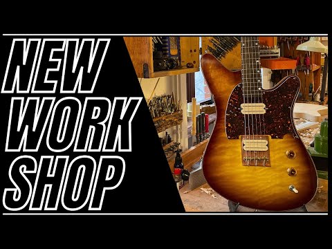 My New Luthier Guitar Workshop Craftsmanship Workspace